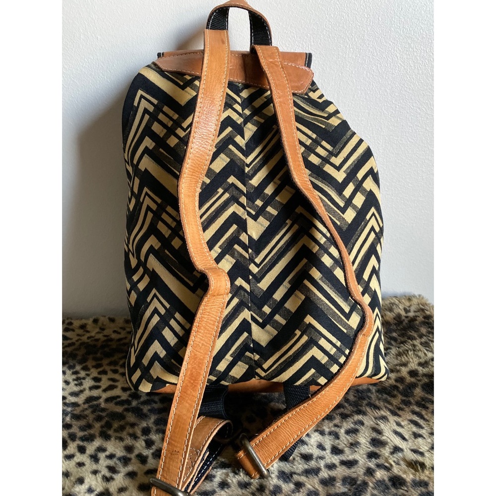 Cuery Leather & Canvas Backpack - Picture 2 of 7
